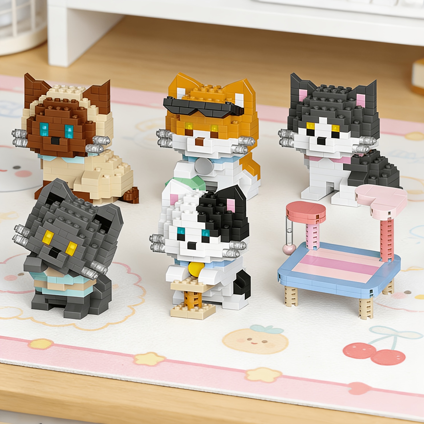 Quiet Luxury Lifestyle - Cat Series Building Blocks Set of