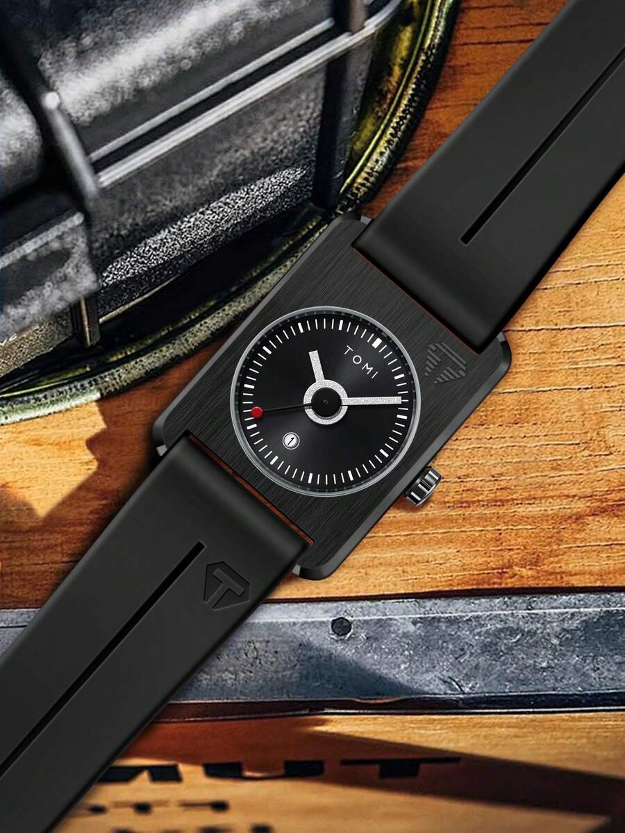 1pc TOMI Men's Square Silicone - Luxury Lifestyle Dress ulasan dan harga