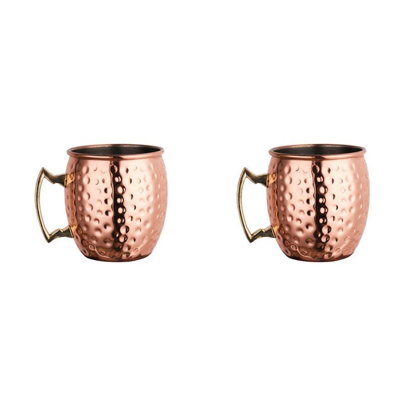 JHD 2X Moscow Mule Cup Stainle - Copper Cocktail Mug ulasan dan harga
