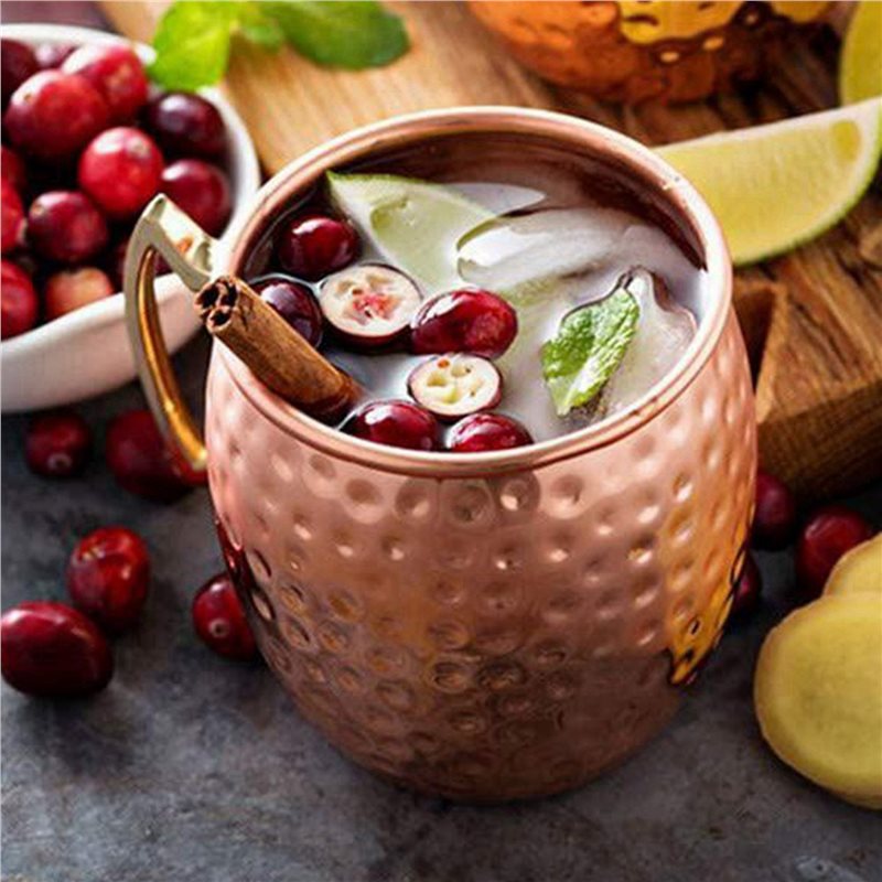 JHD 2X Moscow Mule Cup Stainle - Copper Cocktail Mug ulasan dan harga