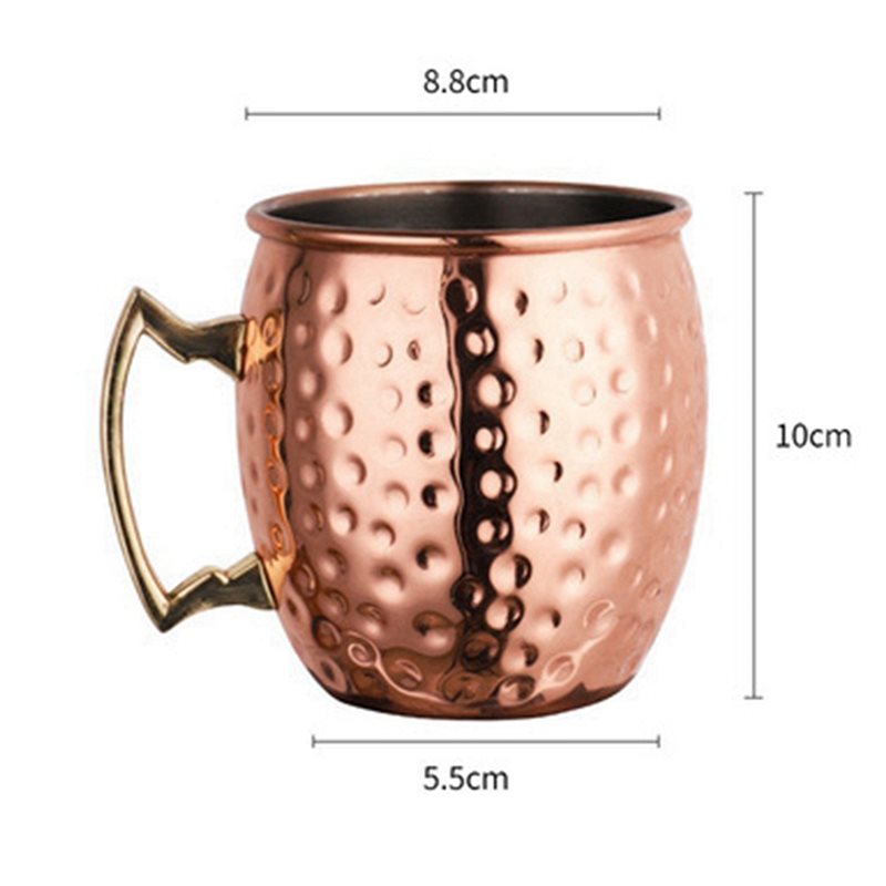 JHD 2X Moscow Mule Cup Stainle - Copper Cocktail Mug ulasan dan harga