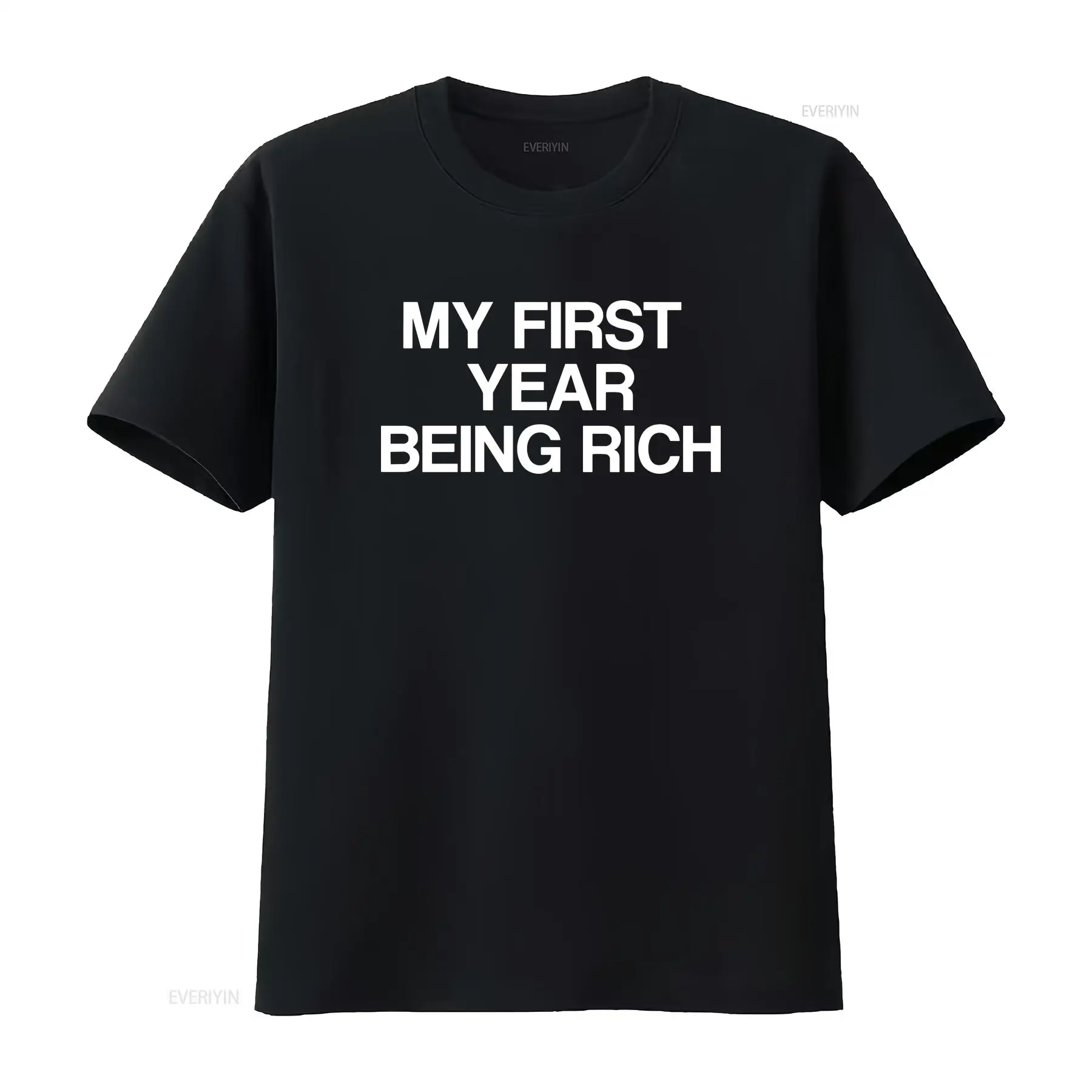 First Year Being Rich T Shirt  - Luxury Lifestyle Rich ulasan dan harga
