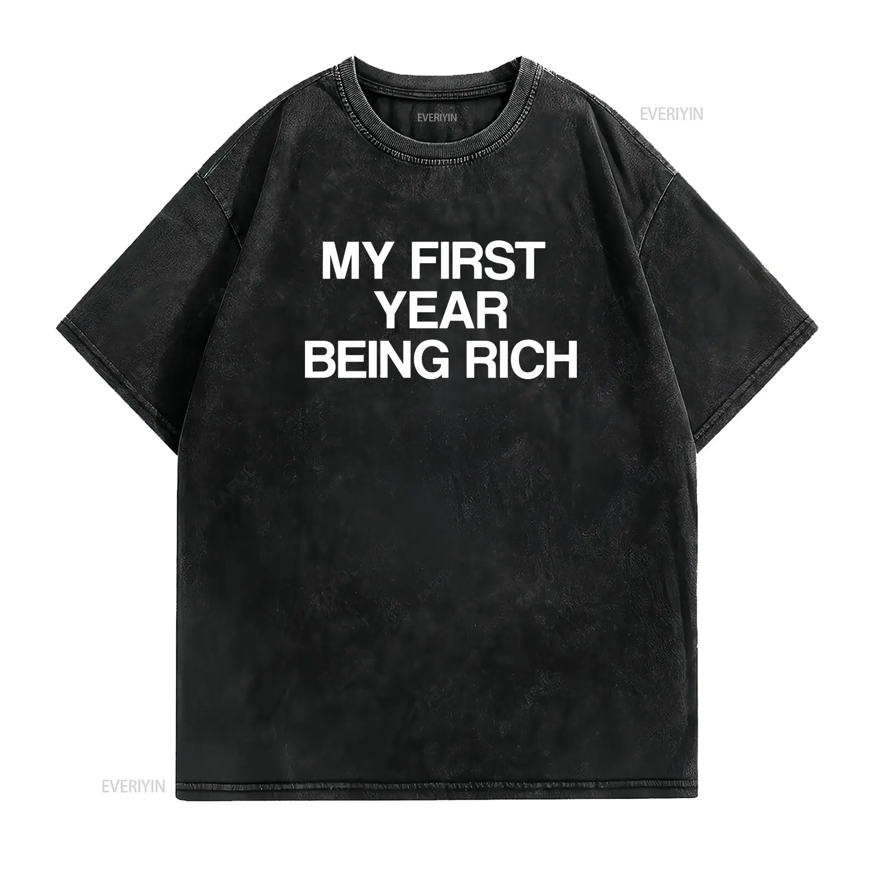 First Year Being Rich T Shirt  - Luxury Lifestyle Rich ulasan dan harga