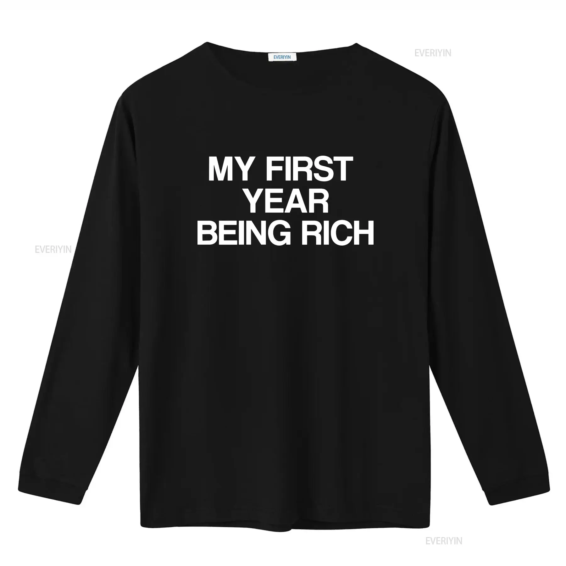 First Year Being Rich T Shirt  - Luxury Lifestyle Rich ulasan dan harga