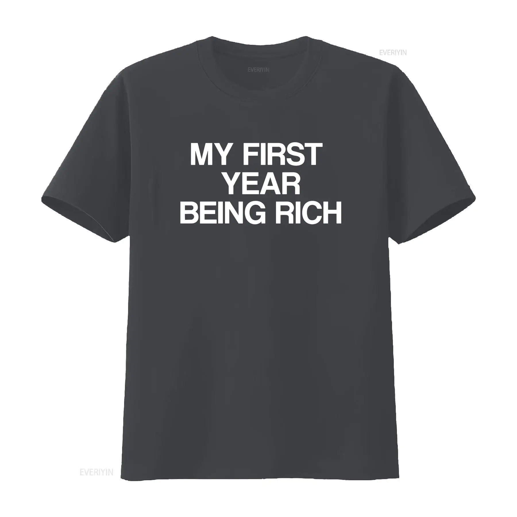 First Year Being Rich T Shirt  - Luxury Lifestyle Rich ulasan dan harga