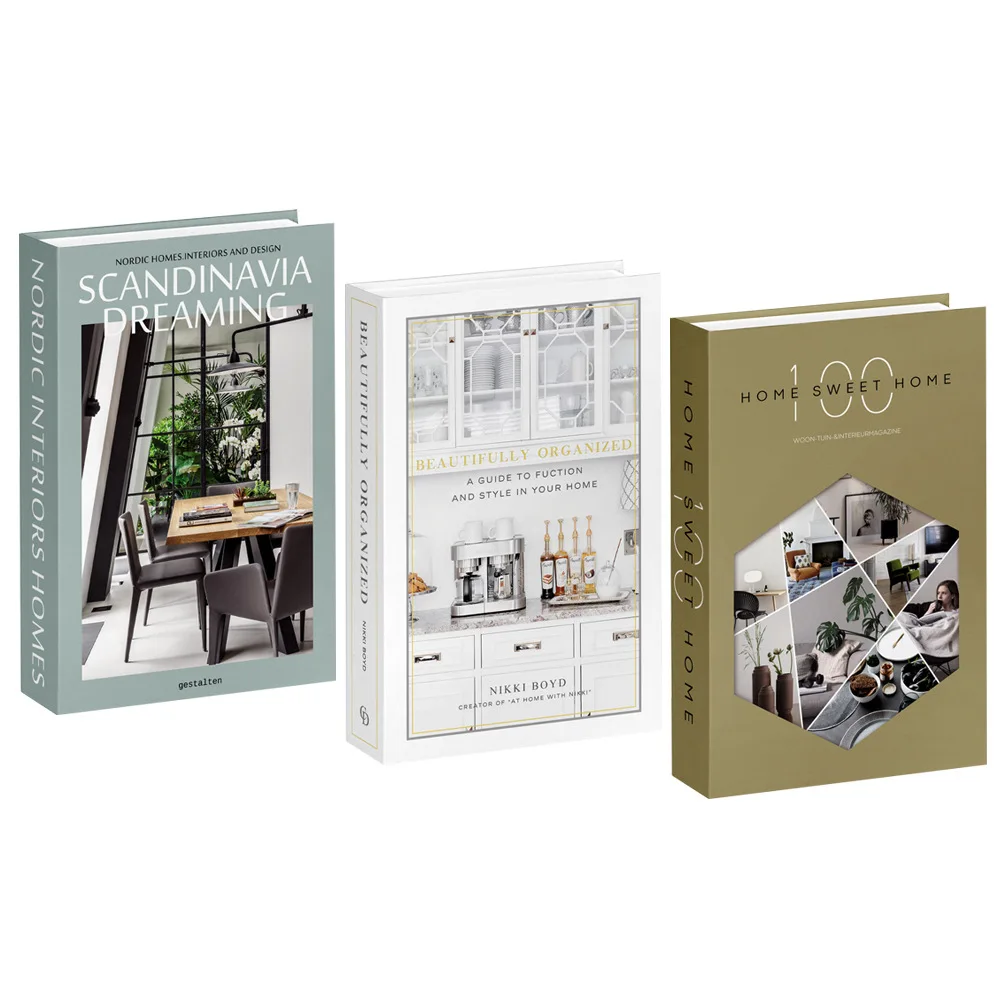 3pcs/lot Simulation Books for  - Quiet Luxury Lifestyle ulasan dan harga