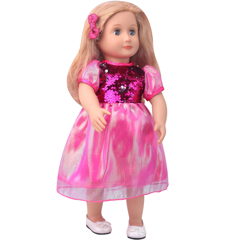 18 Inch Doll Girl Bubble Sleev - Luxury Lifestyle Dress ulasan dan harga