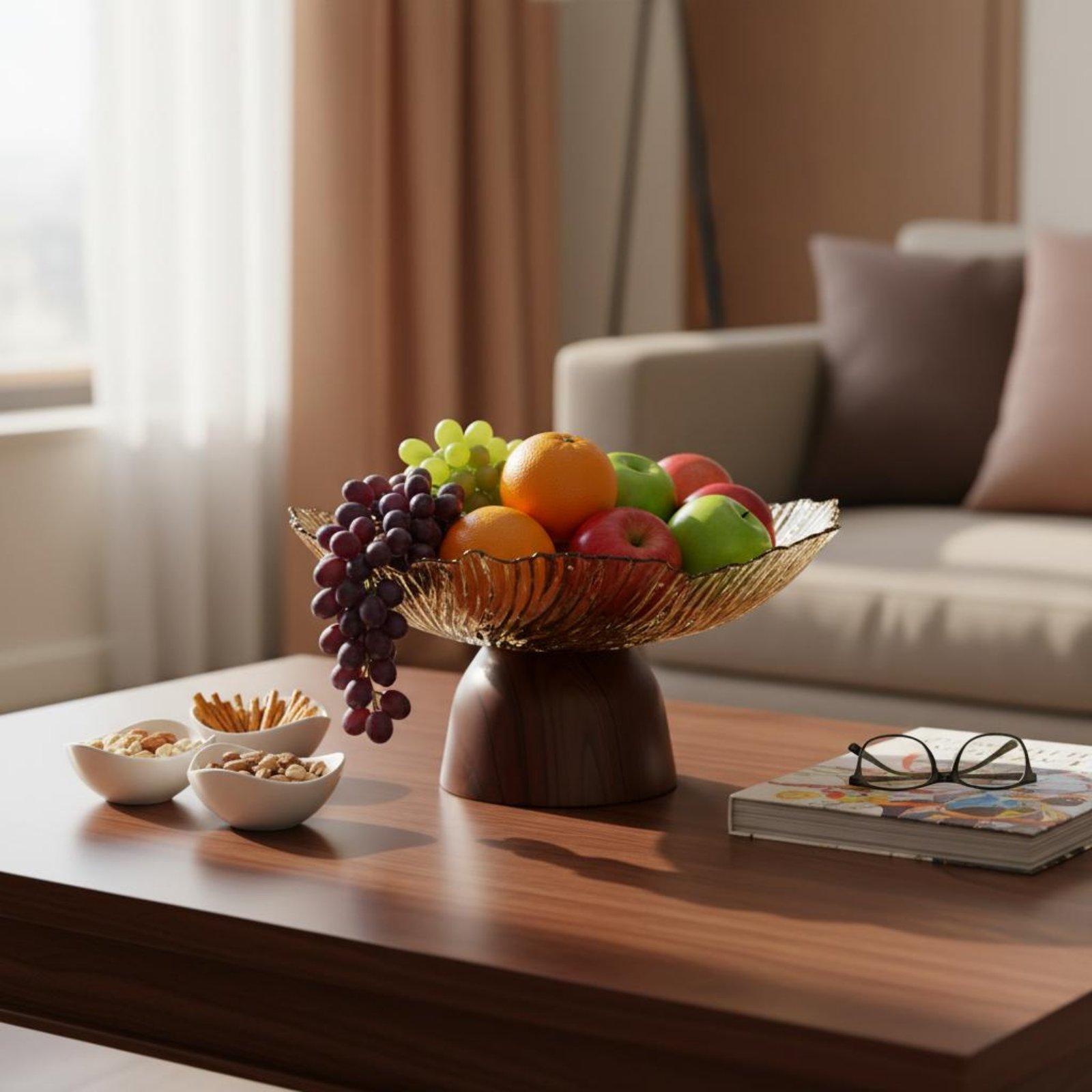 Industrial Tray Faux Wood Desi - Wooden Serving Tray ulasan dan harga