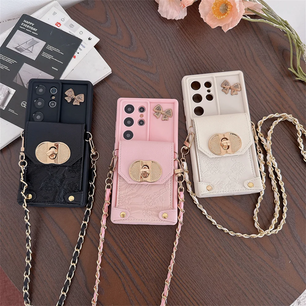 Crossbody Phone Case Wallet Ca - Leather Card Wallet ulasan dan harga