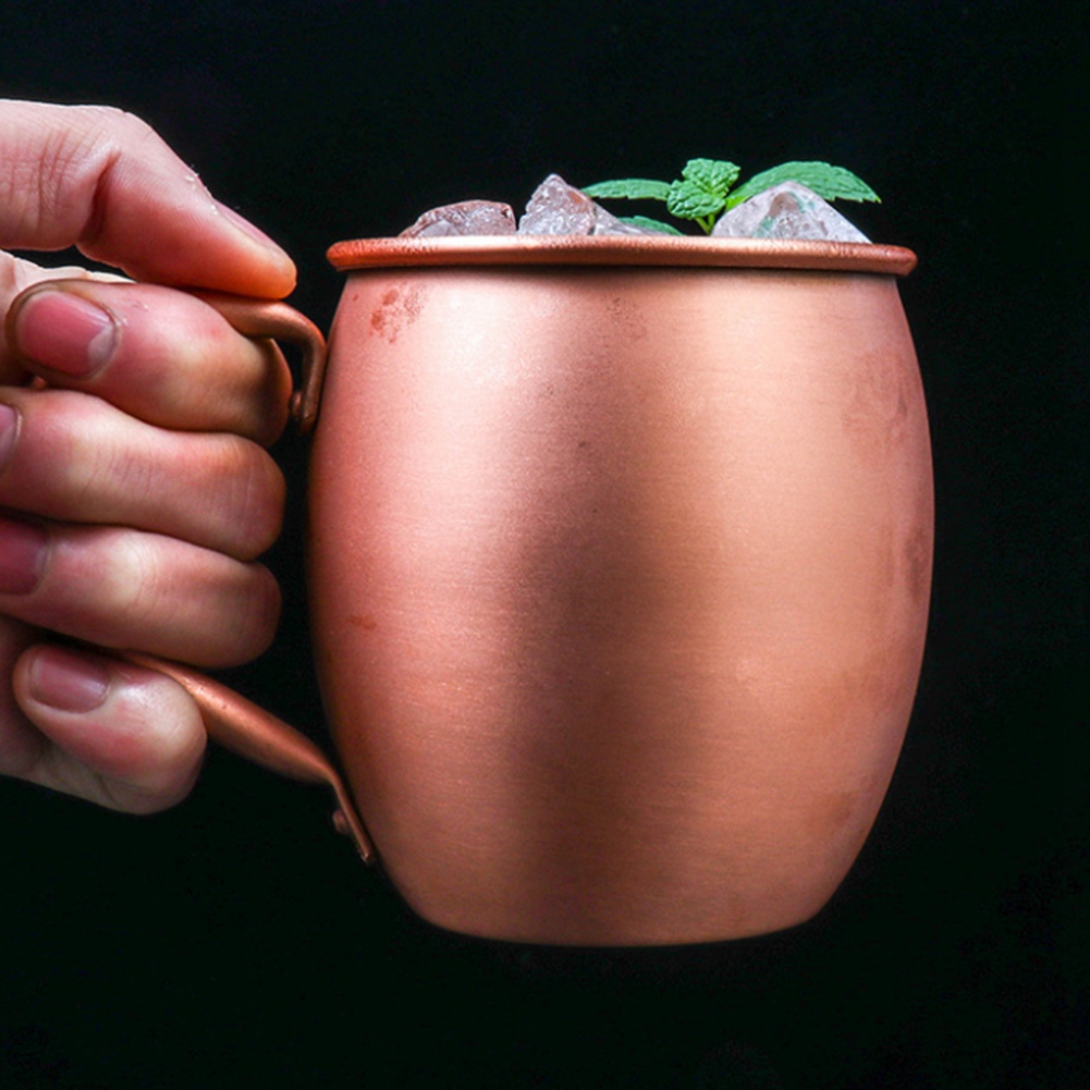 530ML 100% Pure Copper Mug Mug - Copper Cocktail Mug ulasan dan harga