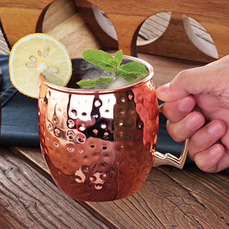 1-6PCS Cocktail Wine Cup Mosco - Copper Cocktail Mug ulasan dan harga