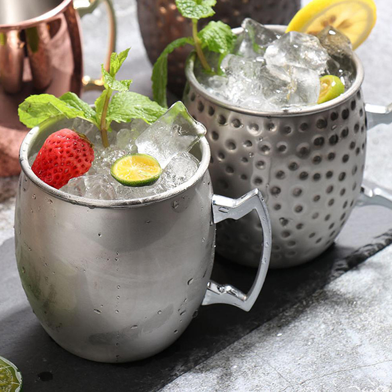 1Pcs 530ml Stainless Steel Mos - Copper Cocktail Mug ulasan dan harga