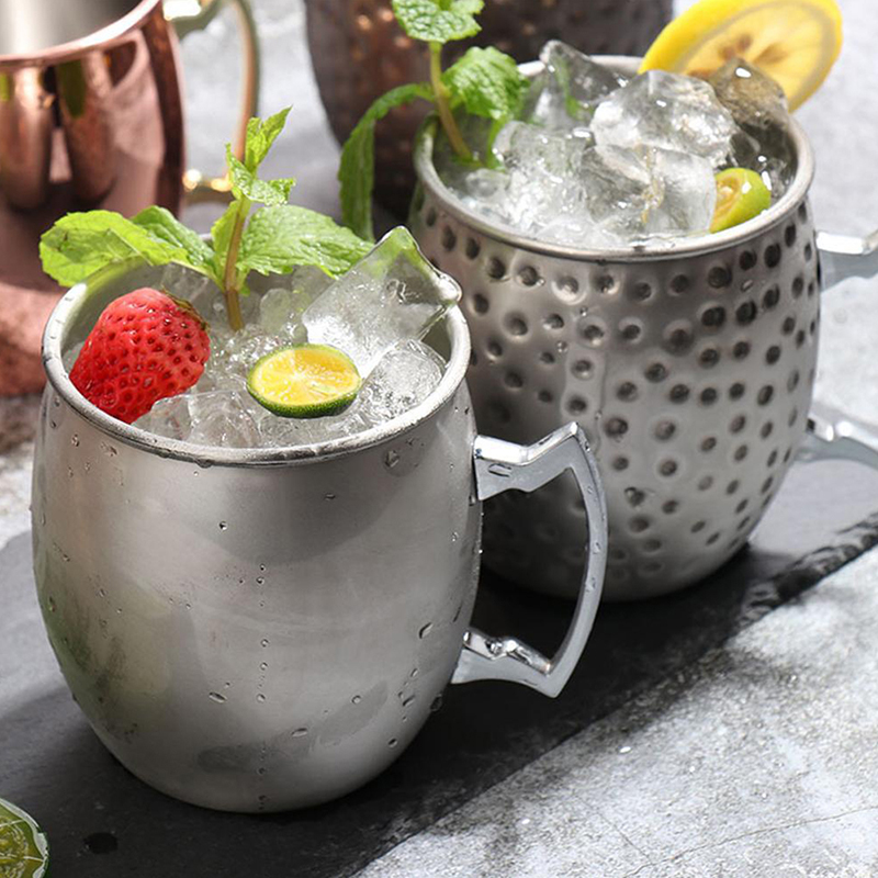 1Pcs 530ml Stainless Steel Mos - Copper Cocktail Mug ulasan dan harga