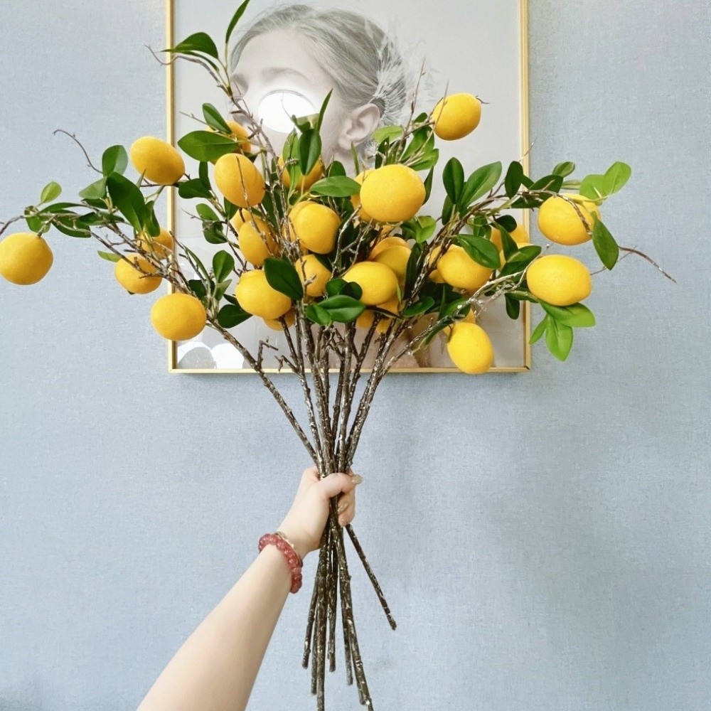 Green Leaves Artificial Lemon  - Quiet Luxury Lifestyle ulasan dan harga