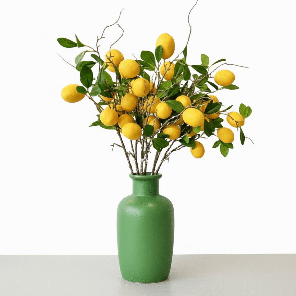 Green Leaves Artificial Lemon  - Quiet Luxury Lifestyle ulasan dan harga