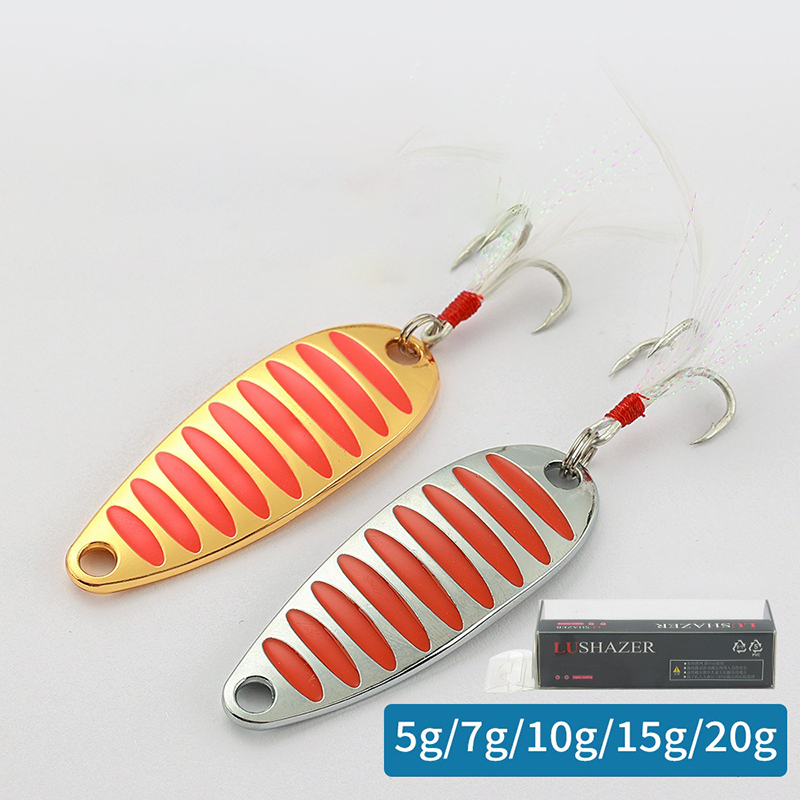 Fishing Lure Spoon 5g 7g 10g 1 - Gold Cutlery Flatware ulasan dan harga