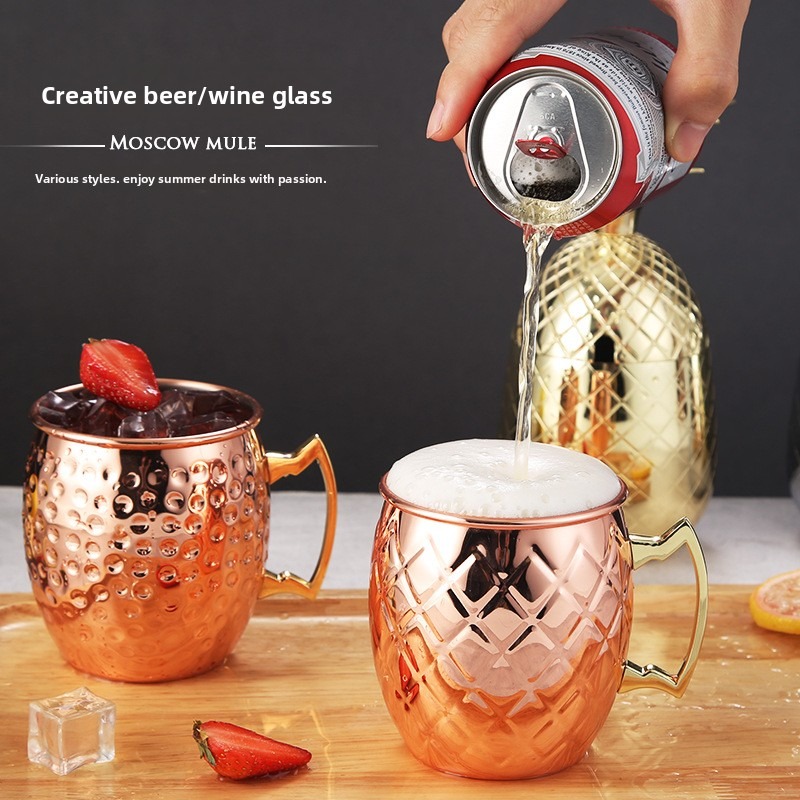 Hammer stainless steel mule mu - Copper Cocktail Mug ulasan dan harga