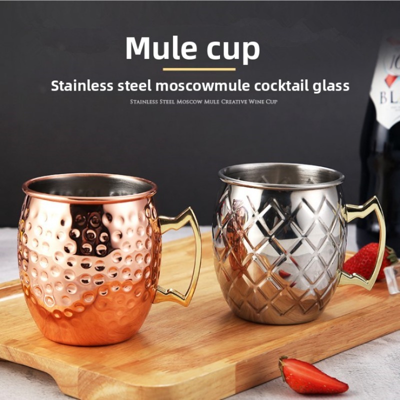 Hammer stainless steel mule mu - Copper Cocktail Mug ulasan dan harga