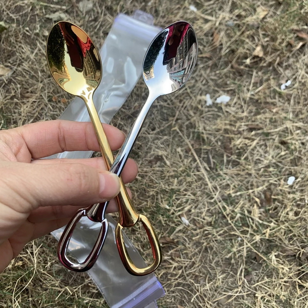 304 Stainless Steel Cutlery wi - Gold Cutlery Flatware ulasan dan harga