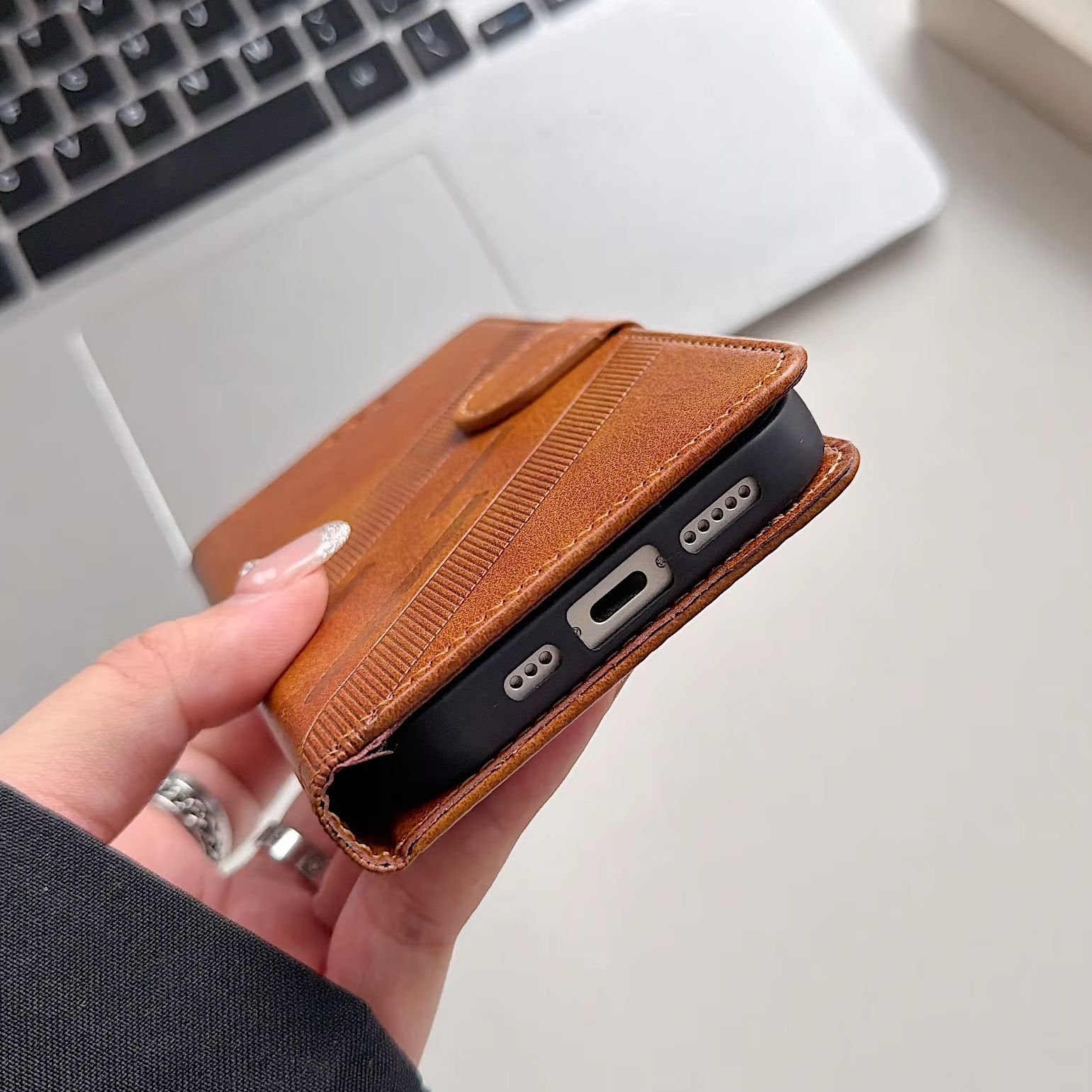 Flip Wallet PU Leather Phone C - Leather Card Wallet ulasan dan harga