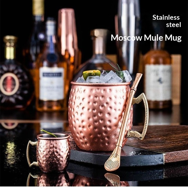 530ml Cocktail Wine Cup Moscow - Copper Cocktail Mug ulasan dan harga