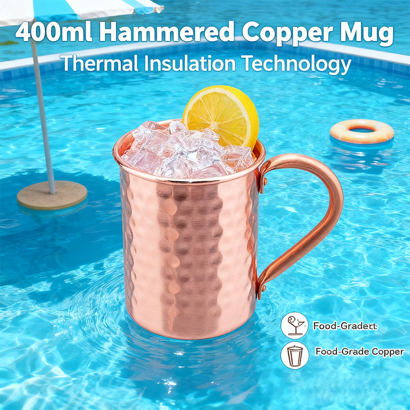 New 100% Copper Cups Pure Soli - Copper Cocktail Mug ulasan dan harga