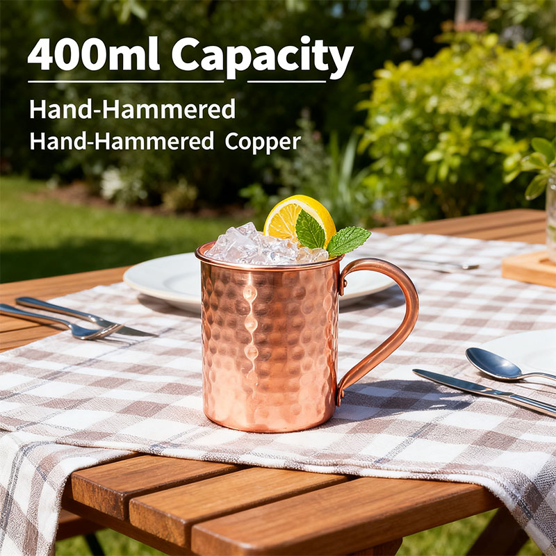 New 100% Copper Cups Pure Soli - Copper Cocktail Mug ulasan dan harga
