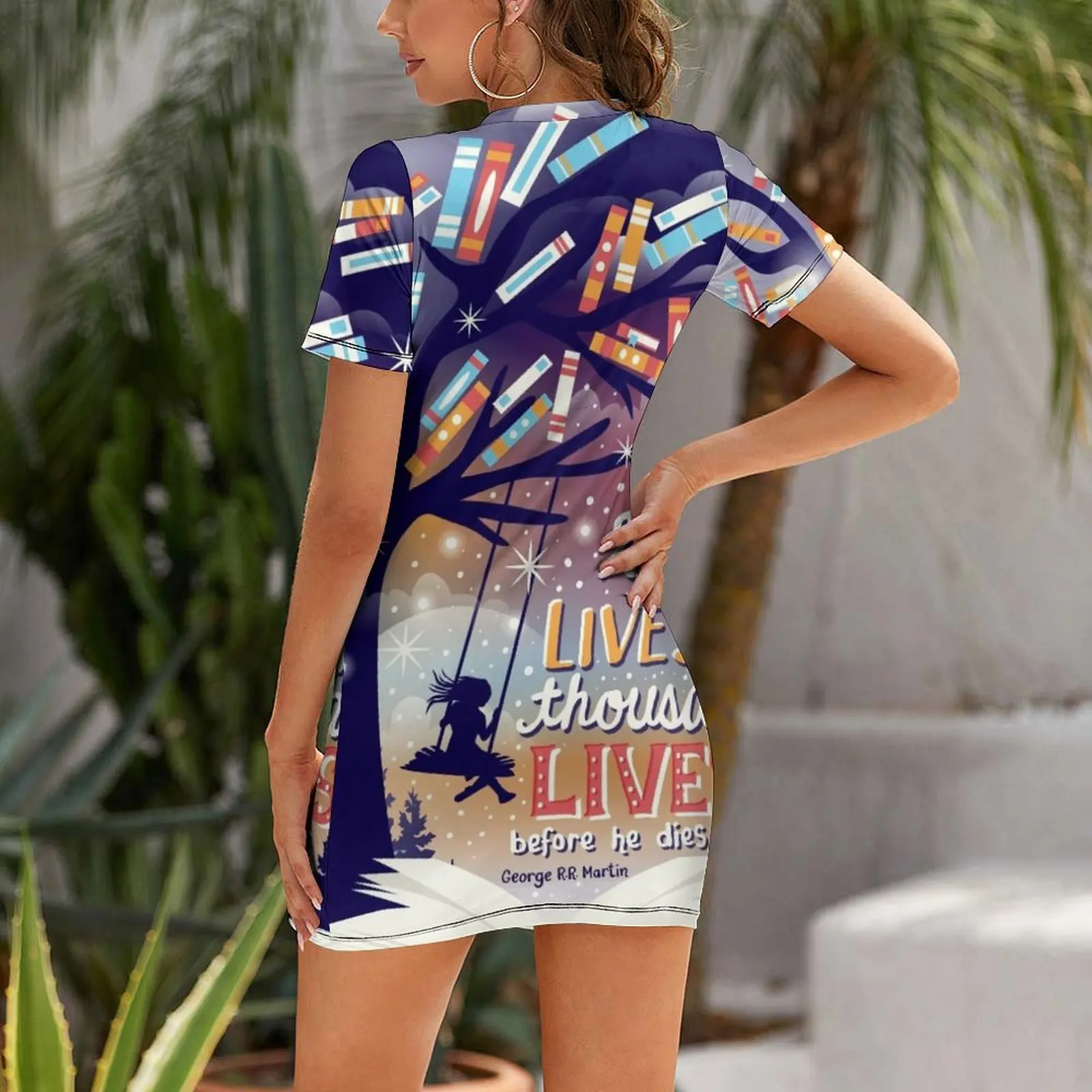 Thousand lives Short-Sleeved D - Luxury Lifestyle Dress ulasan dan harga