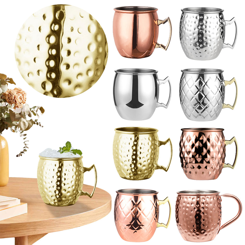 500ML Cocktail Wine Cup Moscow - Copper Cocktail Mug ulasan dan harga