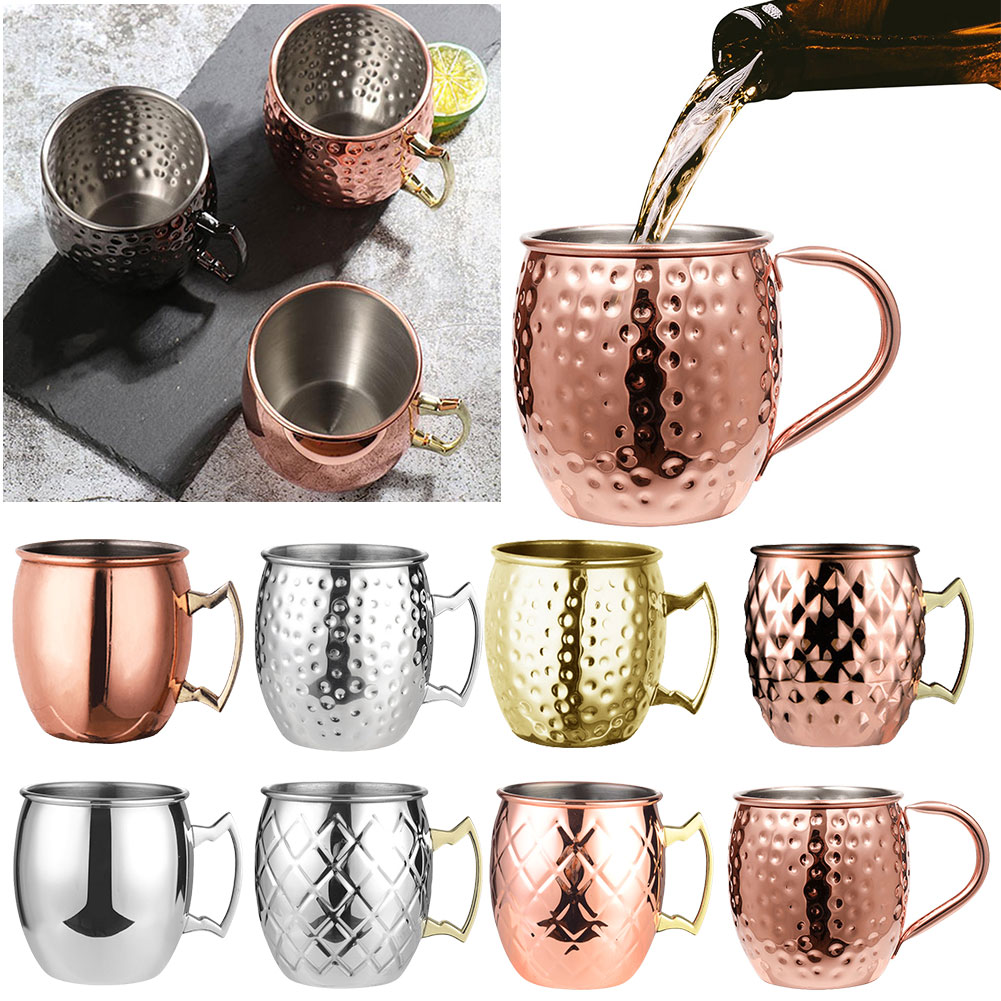 500ML Cocktail Wine Cup Moscow - Copper Cocktail Mug ulasan dan harga