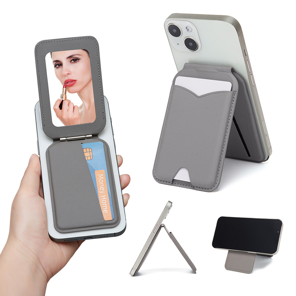 Magnetic MagSafe Wallet Stand  - Leather Card Wallet ulasan dan harga