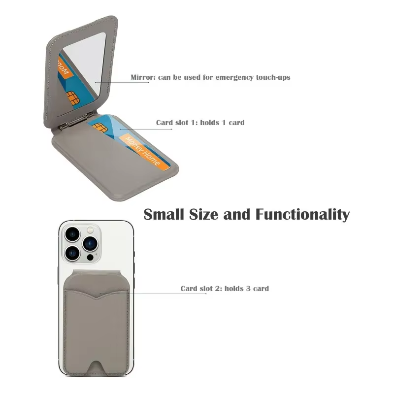 Magnetic MagSafe Wallet Stand  - Leather Card Wallet ulasan dan harga