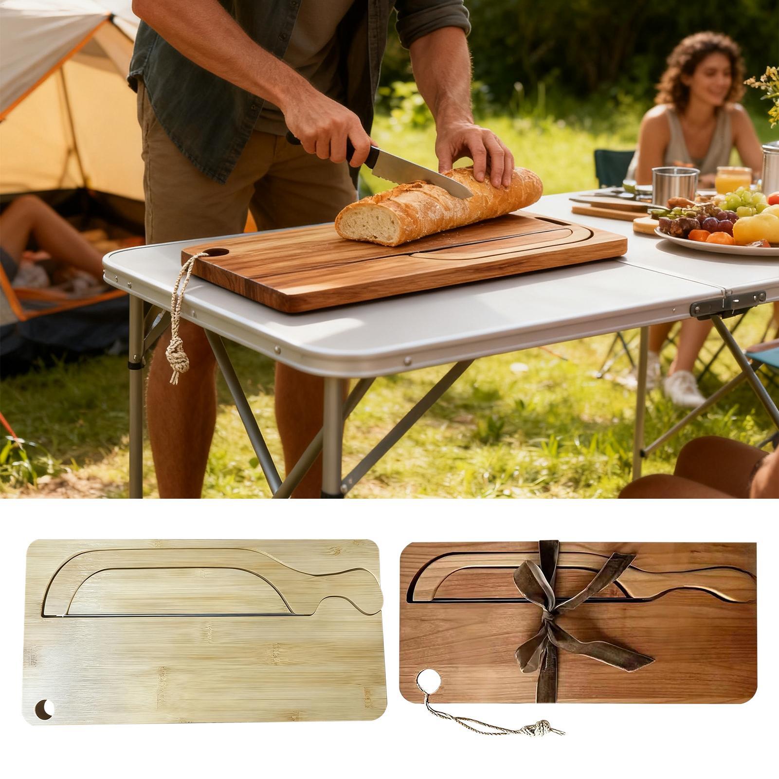 Bread Cutter For Sourdough Por - Wooden Serving Tray ulasan dan harga