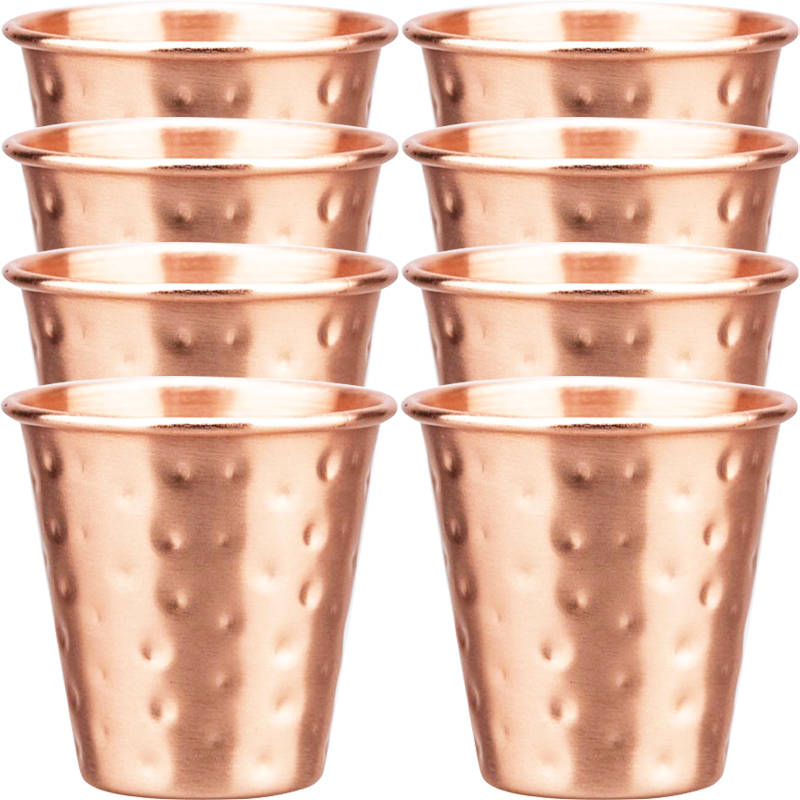 6cs 8Pcs New 100% Copper Cups  - Copper Cocktail Mug ulasan dan harga