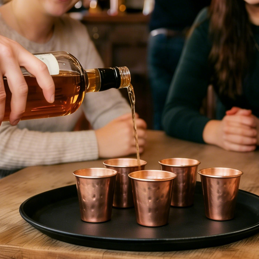 6cs 8Pcs New 100% Copper Cups  - Copper Cocktail Mug ulasan dan harga