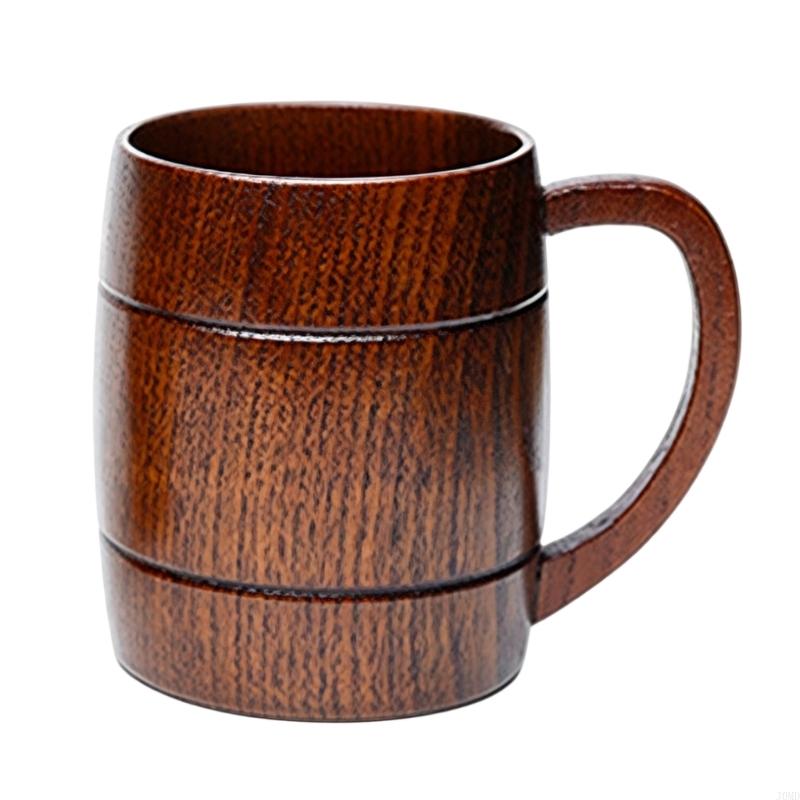 Elegant Wooden Beer Mug 270ml  - Copper Cocktail Mug ulasan dan harga