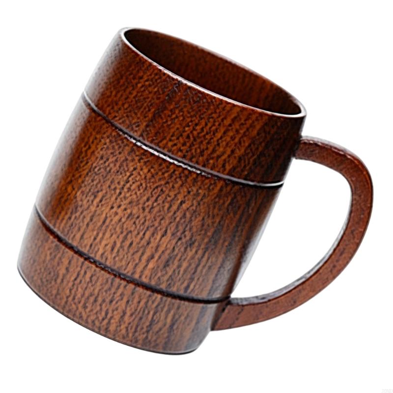 Elegant Wooden Beer Mug 270ml  - Copper Cocktail Mug ulasan dan harga