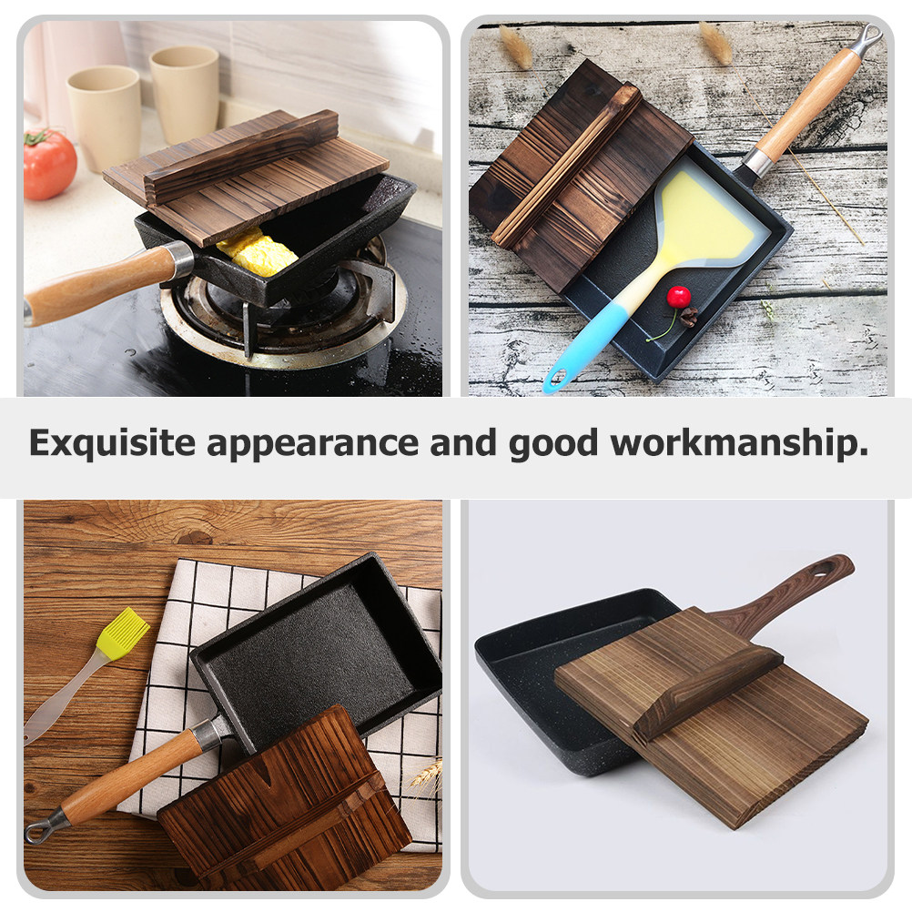 Wooden Pan Lid Kitchen Japanes - Wooden Serving Tray ulasan dan harga