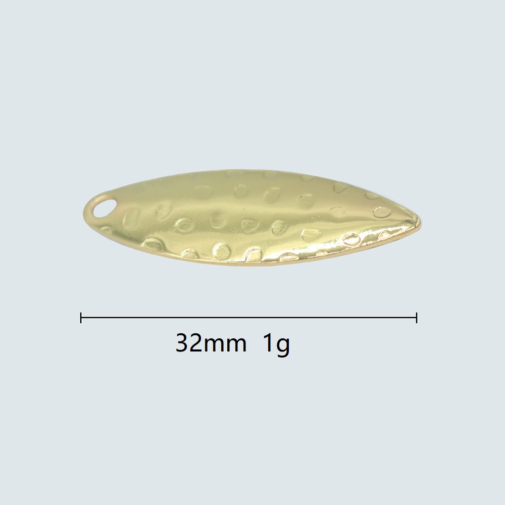 10Pcs/lot Willow Leaf Sequin P - Gold Cutlery Flatware ulasan dan harga