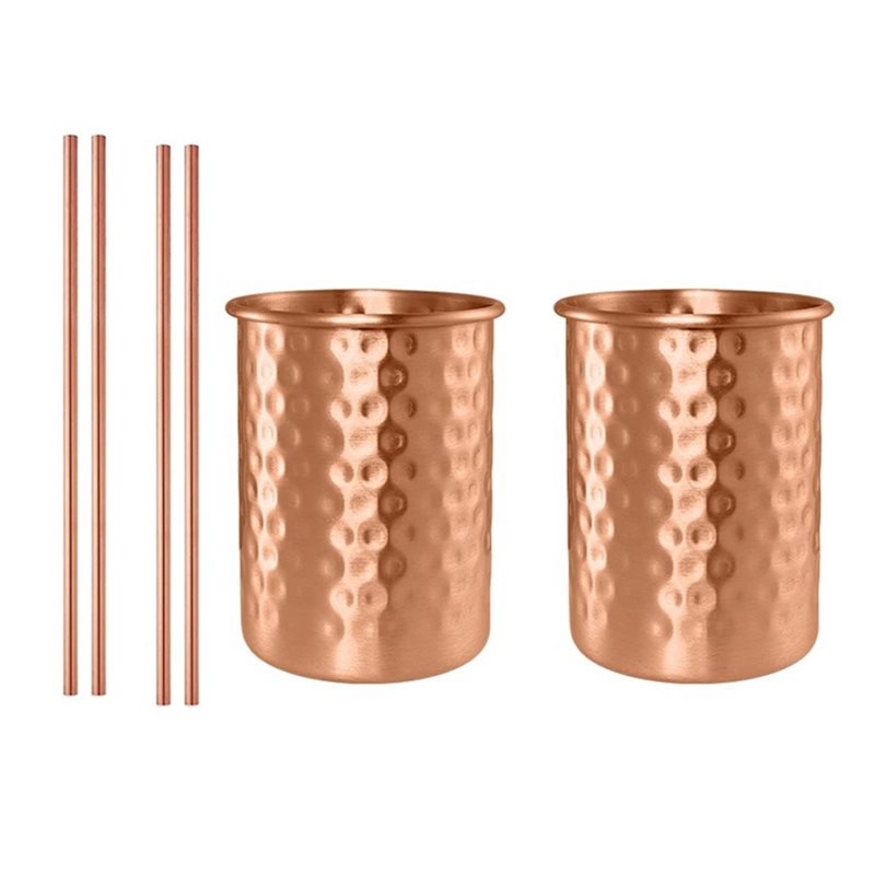 ABLU-2PC 400Ml Copper Color St - Copper Cocktail Mug ulasan dan harga