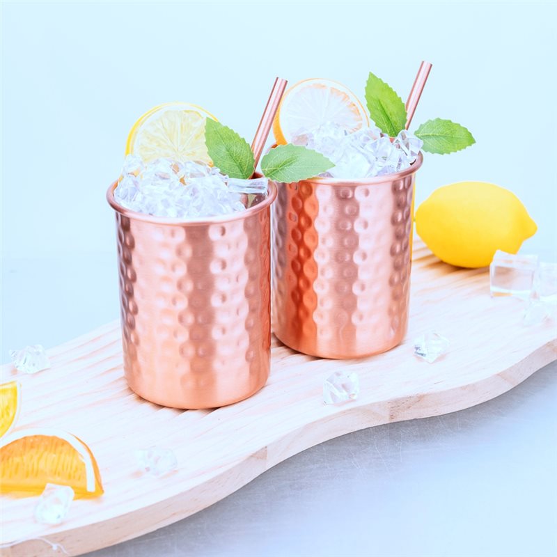ABLU-2PC 400Ml Copper Color St - Copper Cocktail Mug ulasan dan harga