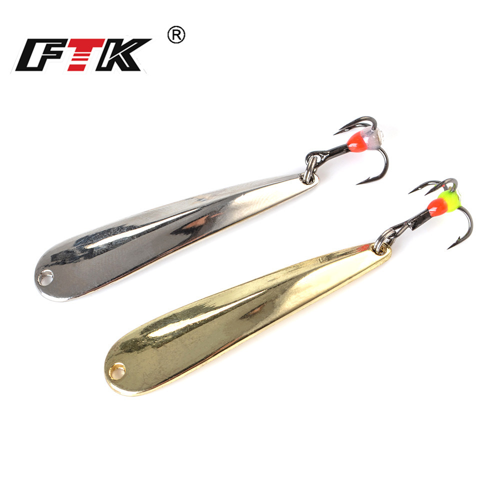 FTK Ice Fishing Lure Metal Gol - Gold Cutlery Flatware ulasan dan harga