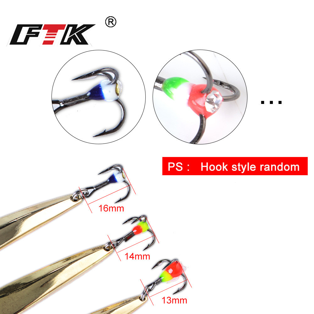 FTK Ice Fishing Lure Metal Gol - Gold Cutlery Flatware ulasan dan harga