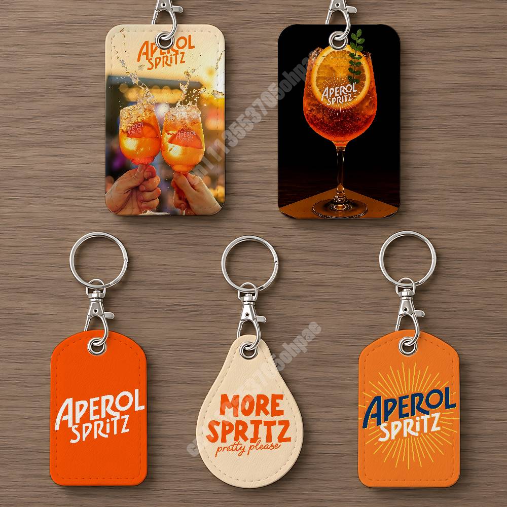 Orange Prosecco A-Aperol S-Spr - Leather Card Wallet ulasan dan harga