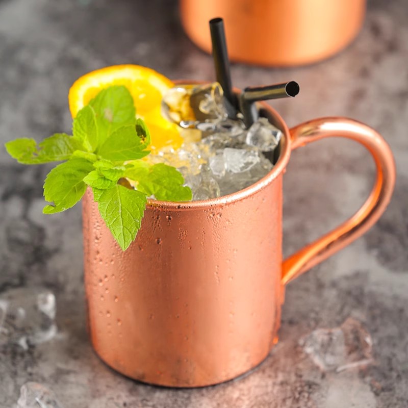 400ML Copper Plated Mug Durabl - Copper Cocktail Mug ulasan dan harga