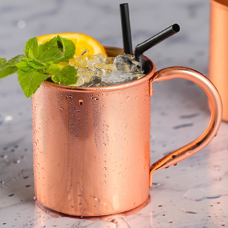 400ML Copper Plated Mug Durabl - Copper Cocktail Mug ulasan dan harga
