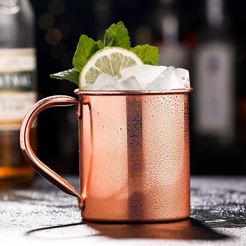 400ML Copper Plated Mug Durabl - Copper Cocktail Mug ulasan dan harga